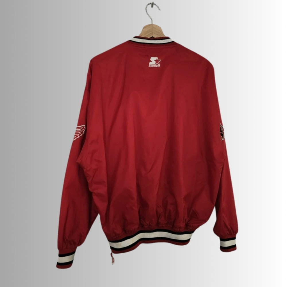 Vintage x 90s STARTER NHL Detroit Red Wings Pullover Sweatshirt - Picture 7 of 7